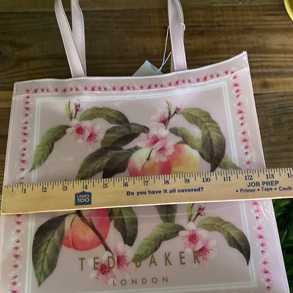 Ted Baker London Peachykeen Blushing Light Pink Peach Blossom Large Icon Tote 🍑 - Picture 16 of 16
